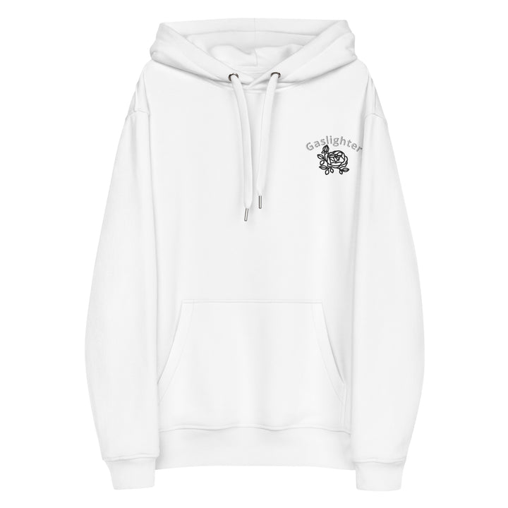 Gaslighter Hoodie-Give the gasligher in your life a rose embroidered hoodie with a hidden message