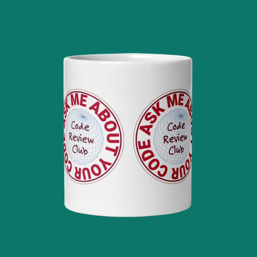 Code review glossy mug